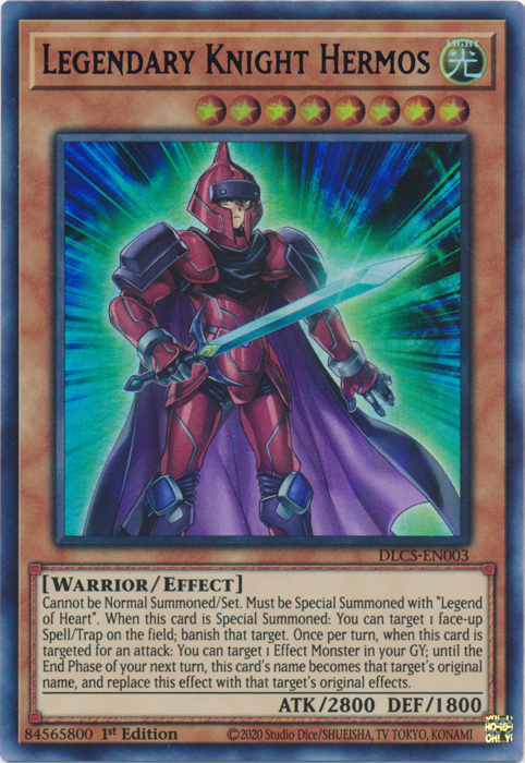 Legendary Knight Hermos (Purple) [DLCS-EN003] Ultra Rare | Dragon's Lair Comics and Fantasy Houston TX