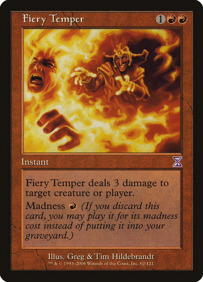 Fiery Temper [Time Spiral Timeshifted] | Dragon's Lair Comics and Fantasy Houston TX