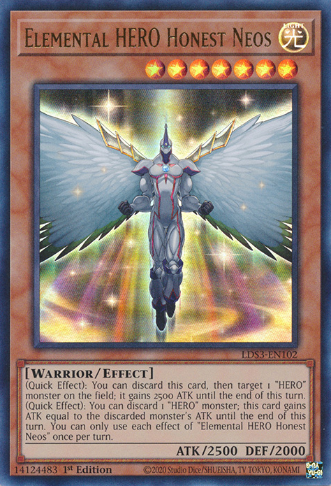 Elemental HERO Honest Neos [LDS3-EN102] Ultra Rare | Dragon's Lair Comics and Fantasy Houston TX
