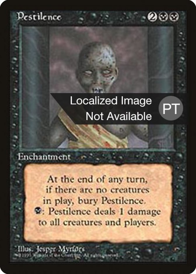 Pestilence [Fourth Edition (Foreign Black Border)] | Dragon's Lair Comics and Fantasy Houston TX