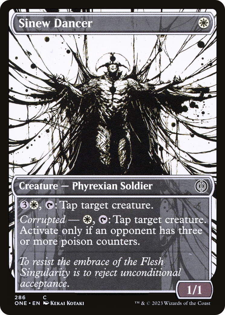 Sinew Dancer (Showcase Ichor) [Phyrexia: All Will Be One] | Dragon's Lair Comics and Fantasy Houston TX