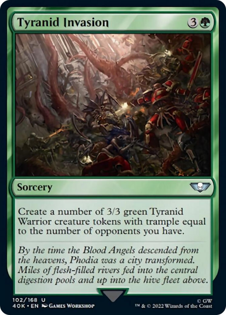 Tyranid Invasion (Surge Foil) [Warhammer 40,000] | Dragon's Lair Comics and Fantasy Houston TX