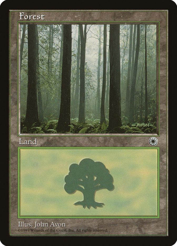 Forest (Three Dark Trees at Front with Lush Ground) [Portal] | Dragon's Lair Comics and Fantasy Houston TX