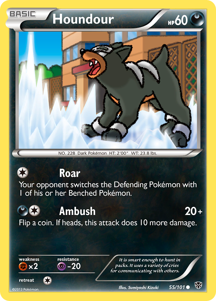 Houndour (55/101) [Black & White: Plasma Blast] | Dragon's Lair Comics and Fantasy Houston TX