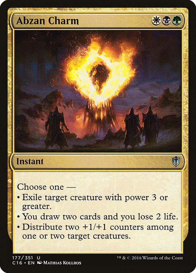 Abzan Charm [Commander 2016] | Dragon's Lair Comics and Fantasy Houston TX