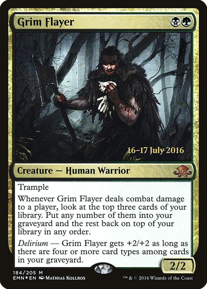 Grim Flayer [Eldritch Moon Prerelease Promos] | Dragon's Lair Comics and Fantasy Houston TX