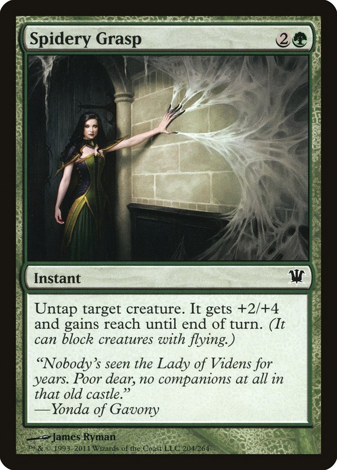 Spidery Grasp [Innistrad] | Dragon's Lair Comics and Fantasy Houston TX
