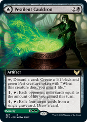 Pestilent Cauldron // Restorative Burst (Extended Art) [Strixhaven: School of Mages] | Dragon's Lair Comics and Fantasy Houston TX