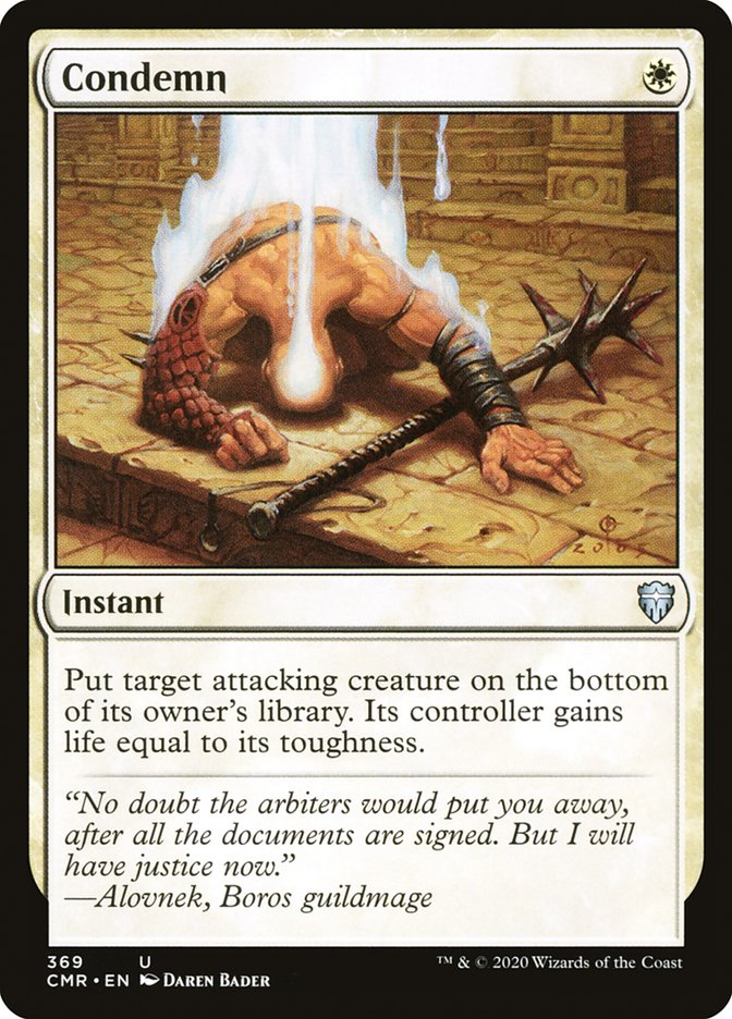 Condemn [Commander Legends] | Dragon's Lair Comics and Fantasy Houston TX