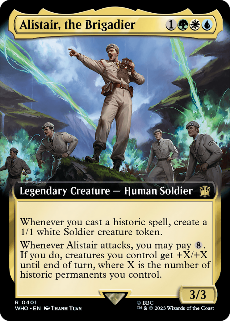 Alistair, the Brigadier (Extended Art) [Doctor Who] | Odin's Place