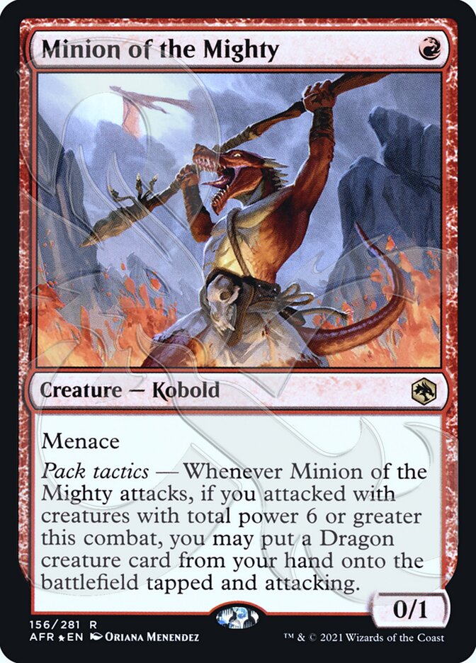 Minion of the Mighty (Ampersand Promo) [Dungeons & Dragons: Adventures in the Forgotten Realms Promos] | Dragon's Lair Comics and Fantasy Houston TX