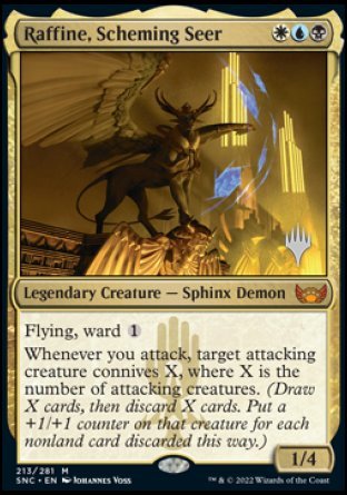 Raffine, Scheming Seer (Promo Pack) [Streets of New Capenna Promos] | Dragon's Lair Comics and Fantasy Houston TX