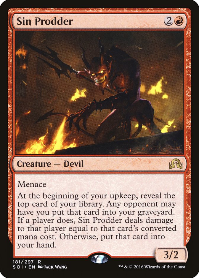 Sin Prodder [Shadows over Innistrad] | Dragon's Lair Comics and Fantasy Houston TX