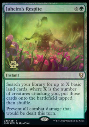 Jaheira's Respite [Commander Legends: Battle for Baldur's Gate Prerelease Promos] | Dragon's Lair Comics and Fantasy Houston TX