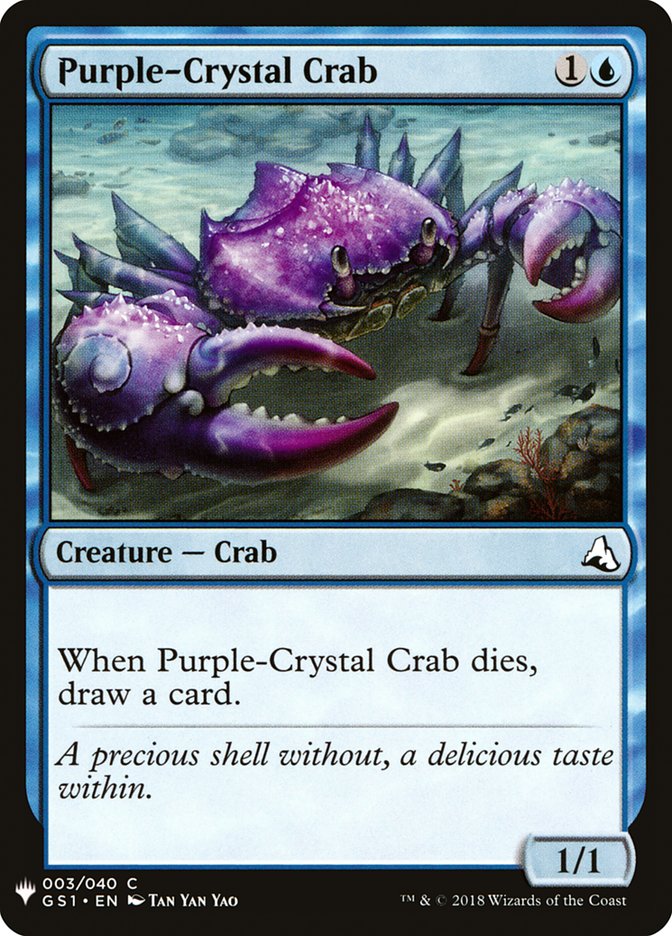 Purple-Crystal Crab [Mystery Booster] | Dragon's Lair Comics and Fantasy Houston TX