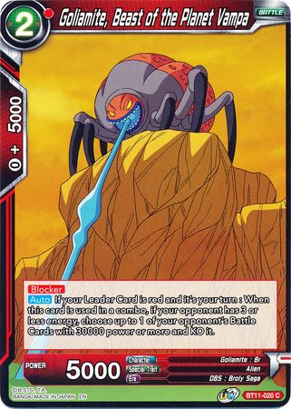 Goliamite, Beast of the Planet Vampa (BT11-020) [Vermilion Bloodline] | Dragon's Lair Comics and Fantasy Houston TX