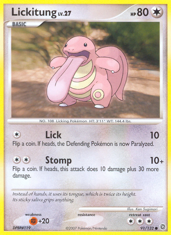 Lickitung (91/132) [Diamond & Pearl: Secret Wonders] | Dragon's Lair Comics and Fantasy Houston TX