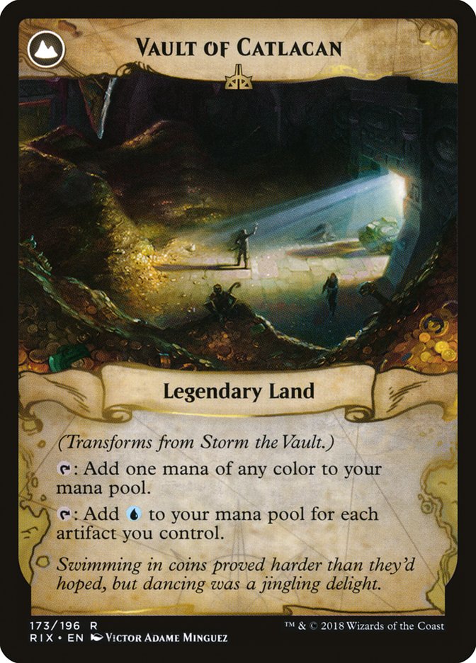 Storm the Vault // Vault of Catlacan [Rivals of Ixalan] | Dragon's Lair Comics and Fantasy Houston TX