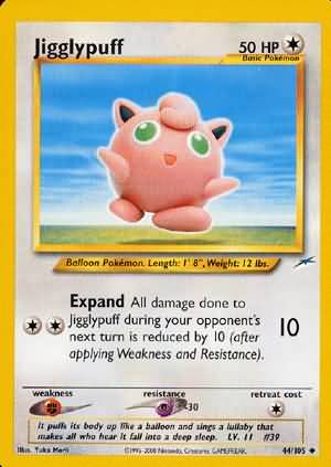 Jigglypuff (44/105) [Neo Destiny Unlimited] | Dragon's Lair Comics and Fantasy Houston TX