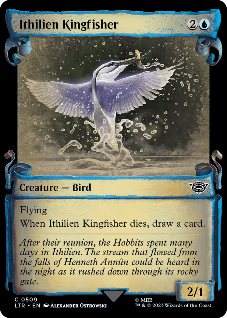 Ithilien Kingfisher [The Lord of the Rings: Tales of Middle-Earth Showcase Scrolls] | Dragon's Lair Comics and Fantasy Houston TX