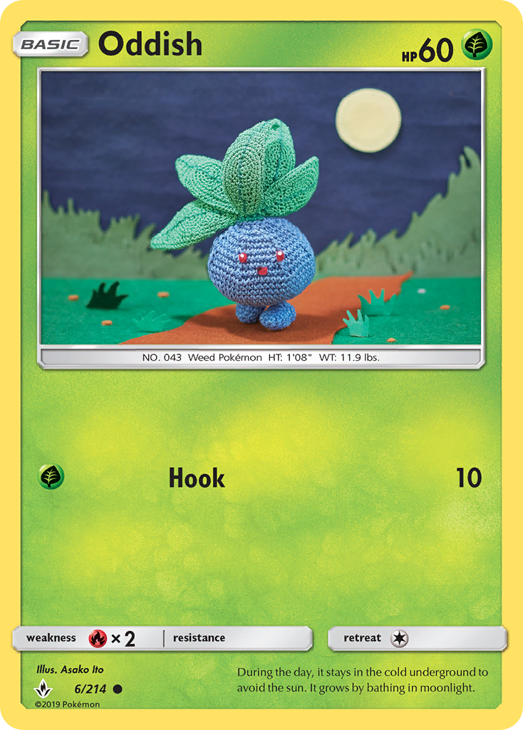 Oddish (6/214) [Sun & Moon: Unbroken Bonds] | Dragon's Lair Comics and Fantasy Houston TX