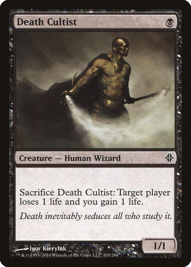 Death Cultist [Rise of the Eldrazi] | Dragon's Lair Comics and Fantasy Houston TX