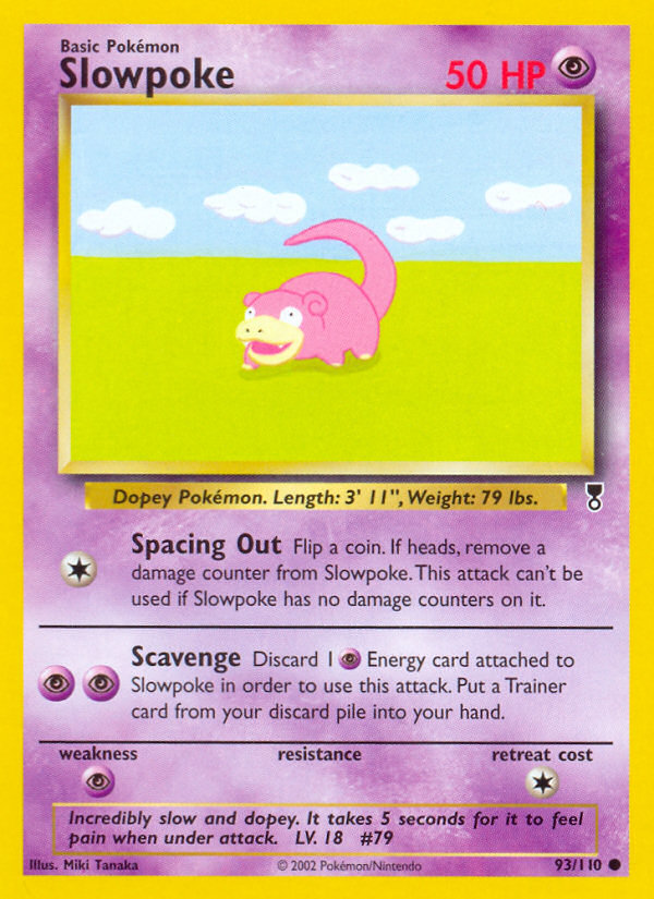 Slowpoke (93/110) [Legendary Collection] | Dragon's Lair Comics and Fantasy Houston TX