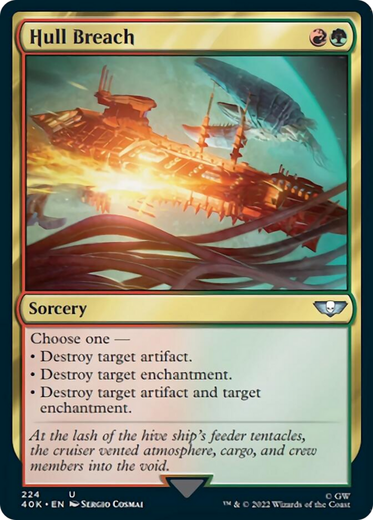 Hull Breach (Surge Foil) [Warhammer 40,000] | Dragon's Lair Comics and Fantasy Houston TX