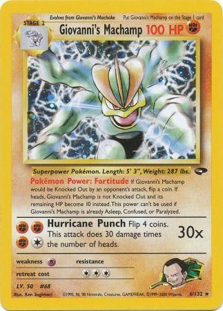 Giovanni's Machamp (6/132) [Gym Challenge Unlimited] | Dragon's Lair Comics and Fantasy Houston TX
