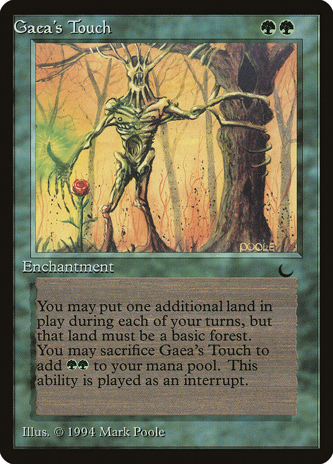 Gaea's Touch (Misprinted) [The Dark] | Dragon's Lair Comics and Fantasy Houston TX