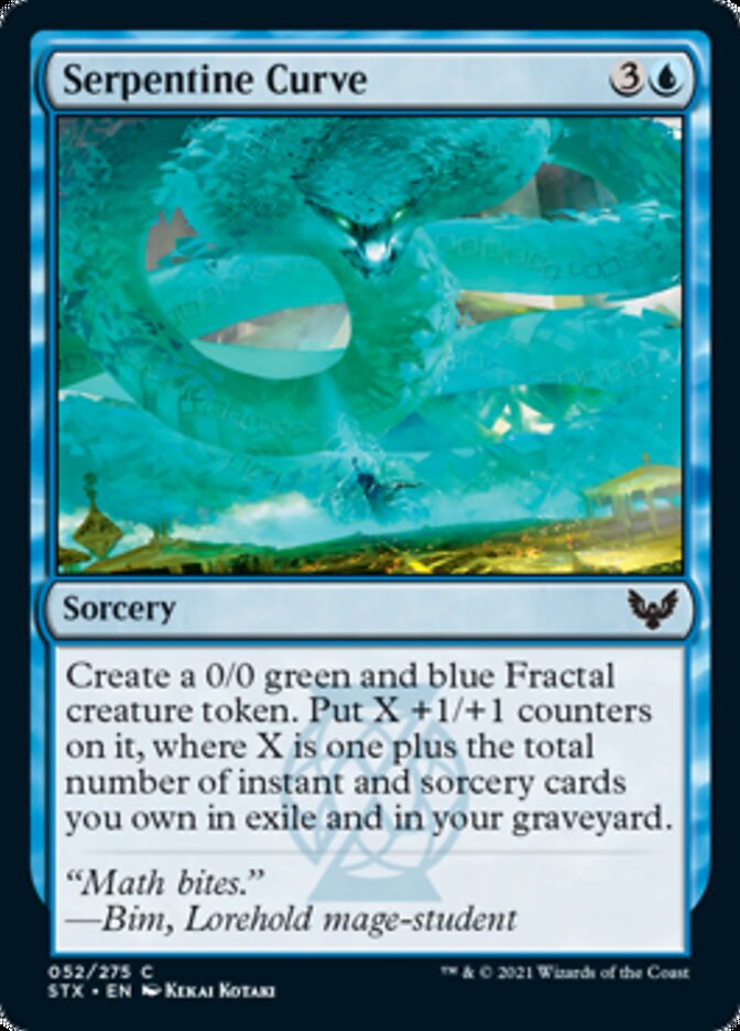 Serpentine Curve [Strixhaven: School of Mages] | Dragon's Lair Comics and Fantasy Houston TX
