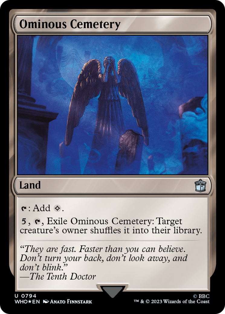 Ominous Cemetery (Surge Foil) [Doctor Who] | Dragon's Lair Comics and Fantasy Houston TX