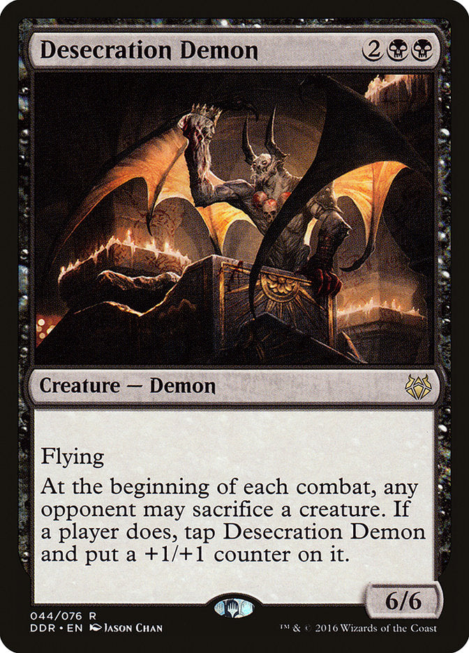 Desecration Demon [Duel Decks: Nissa vs. Ob Nixilis] | Dragon's Lair Comics and Fantasy Houston TX