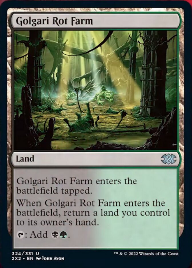 Golgari Rot Farm [Double Masters 2022] | Dragon's Lair Comics and Fantasy Houston TX