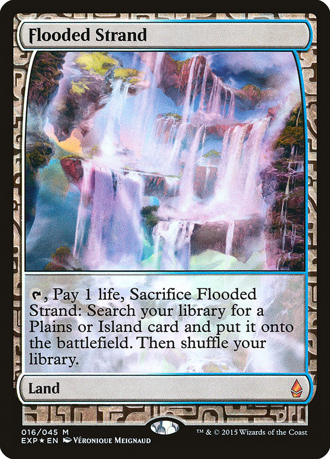 Flooded Strand [Zendikar Expeditions] | Dragon's Lair Comics and Fantasy Houston TX