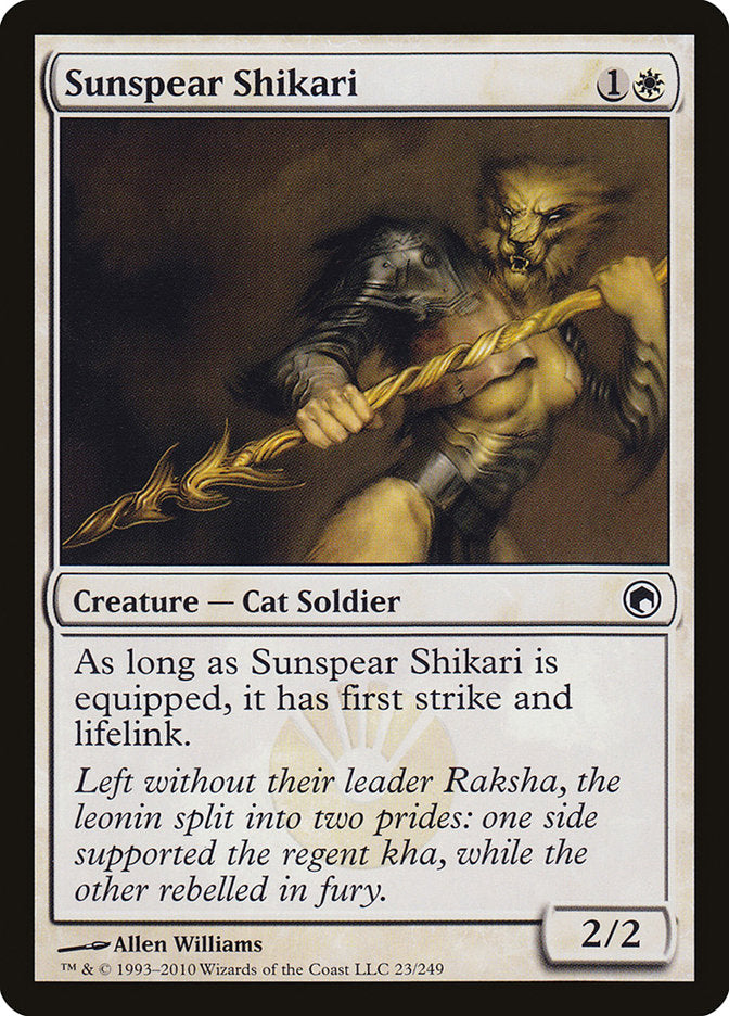 Sunspear Shikari [Scars of Mirrodin] | Dragon's Lair Comics and Fantasy Houston TX