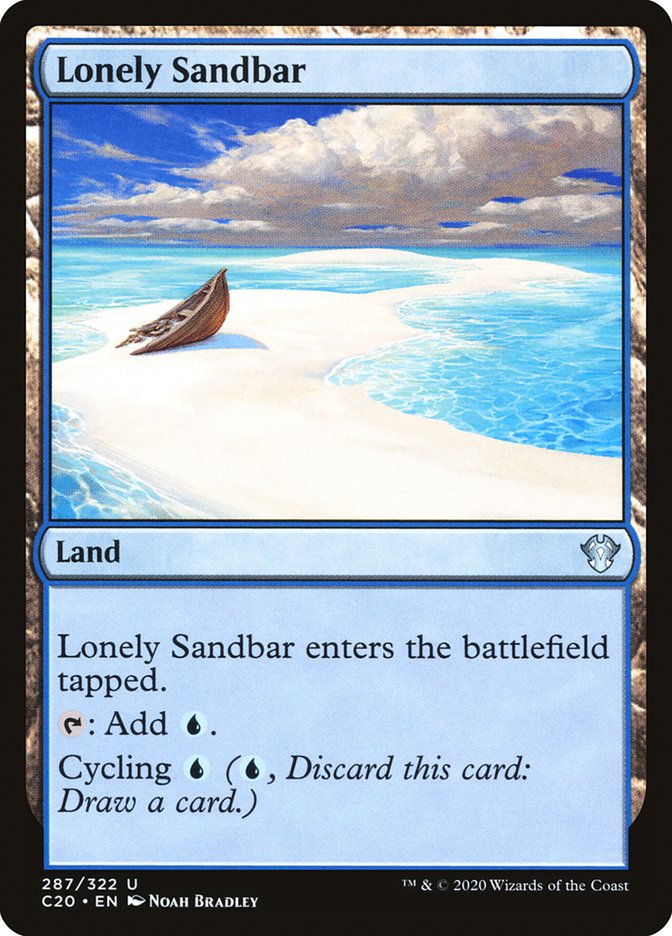 Lonely Sandbar [Commander 2020] | Dragon's Lair Comics and Fantasy Houston TX