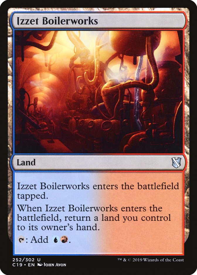Izzet Boilerworks [Commander 2019] | Dragon's Lair Comics and Fantasy Houston TX