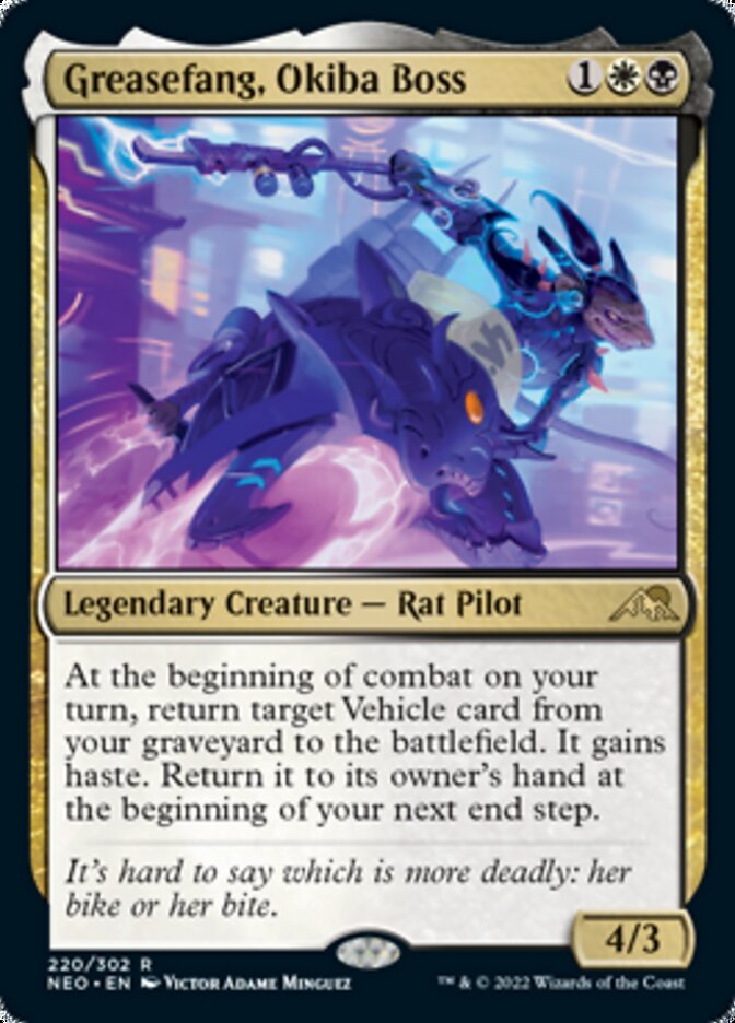 Greasefang, Okiba Boss [Kamigawa: Neon Dynasty] | Dragon's Lair Comics and Fantasy Houston TX
