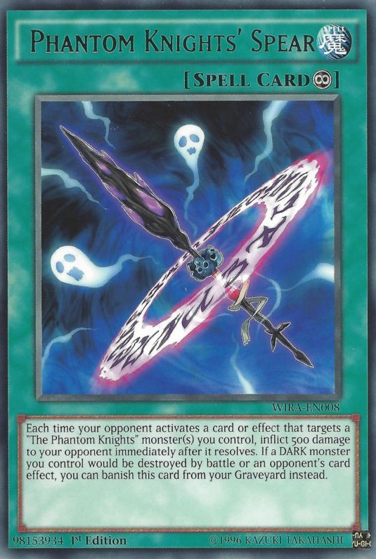 Phantom Knights' Spear [WIRA-EN008] Rare | Dragon's Lair Comics and Fantasy Houston TX