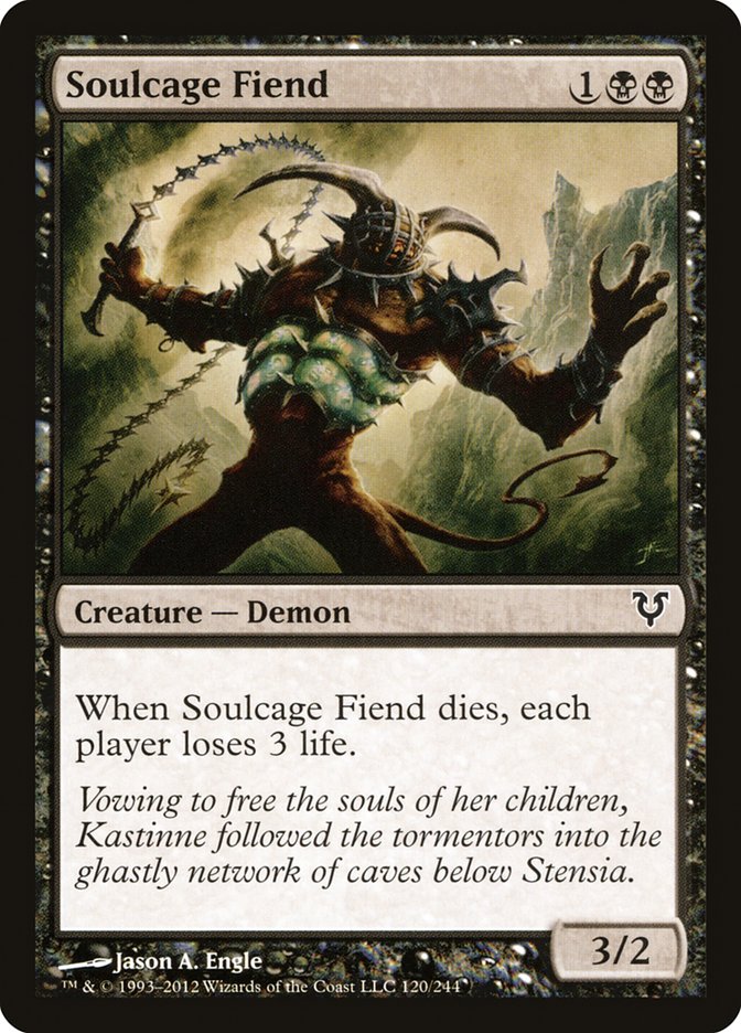 Soulcage Fiend [Avacyn Restored] | Dragon's Lair Comics and Fantasy Houston TX