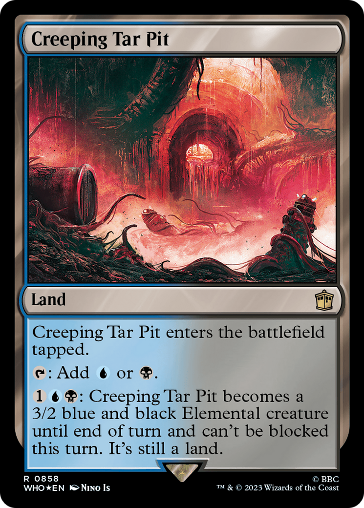 Creeping Tar Pit (Surge Foil) [Doctor Who] | Dragon's Lair Comics and Fantasy Houston TX