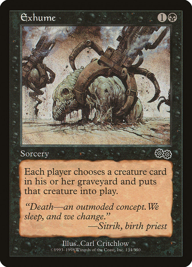 Exhume [Urza's Saga] | Dragon's Lair Comics and Fantasy Houston TX
