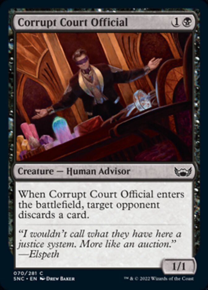 Corrupt Court Official [Streets of New Capenna] | Dragon's Lair Comics and Fantasy Houston TX