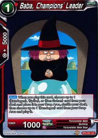 Baba, Champions' Leader (BT5-021) [Miraculous Revival] | Dragon's Lair Comics and Fantasy Houston TX