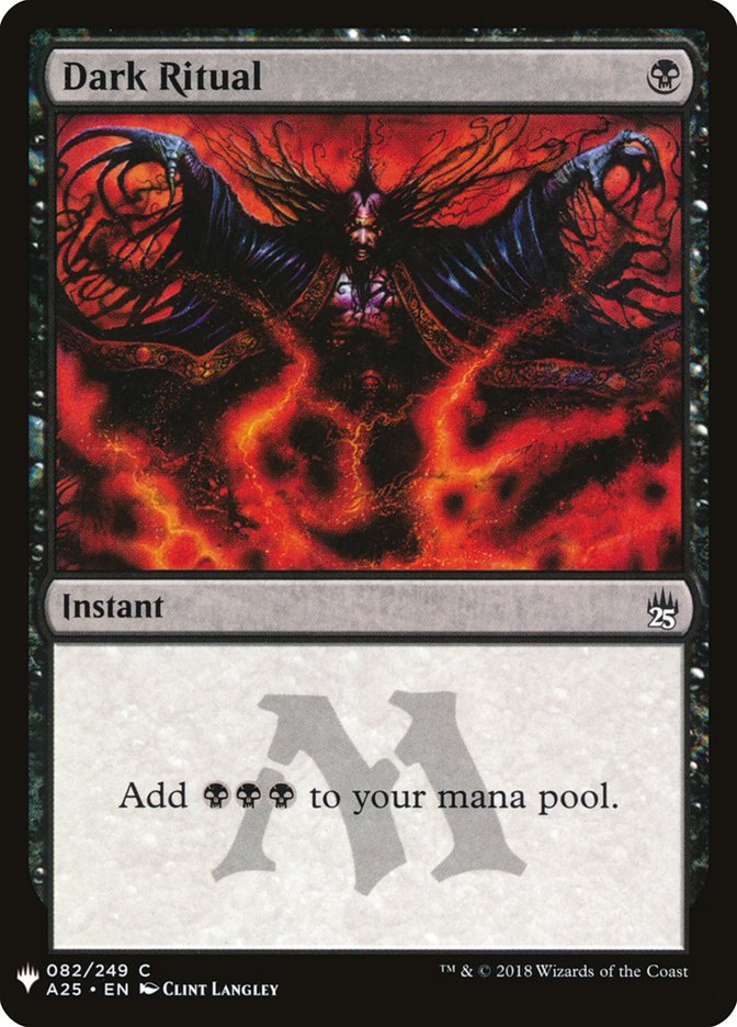Dark Ritual [Mystery Booster] | Dragon's Lair Comics and Fantasy Houston TX