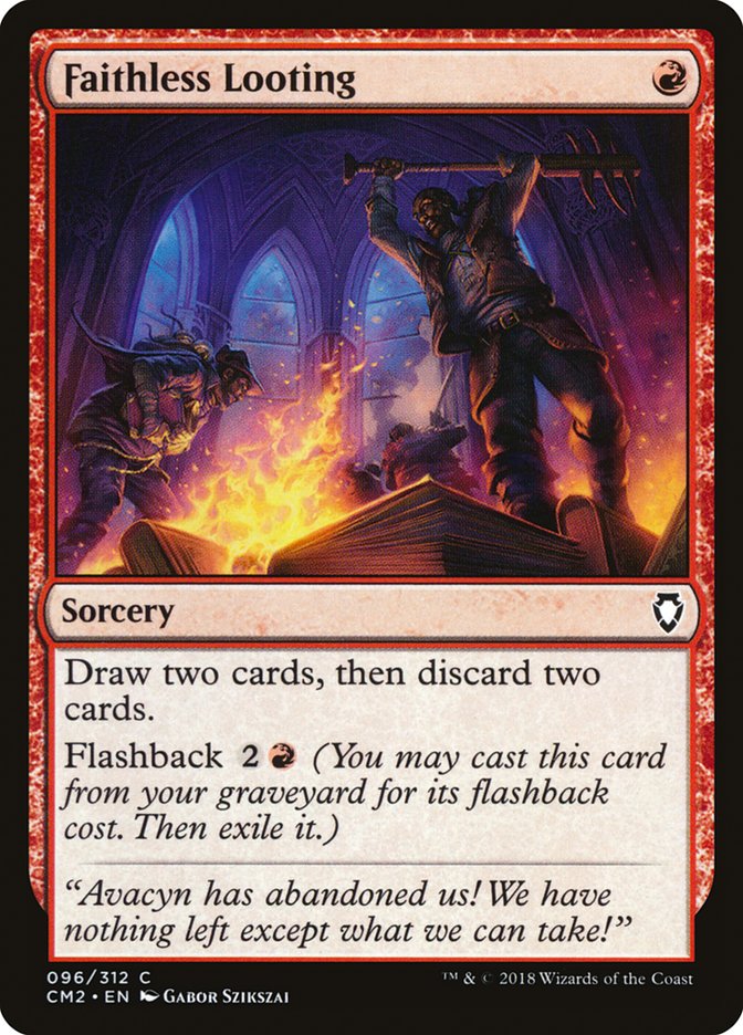 Faithless Looting [Commander Anthology Volume II] | Dragon's Lair Comics and Fantasy Houston TX