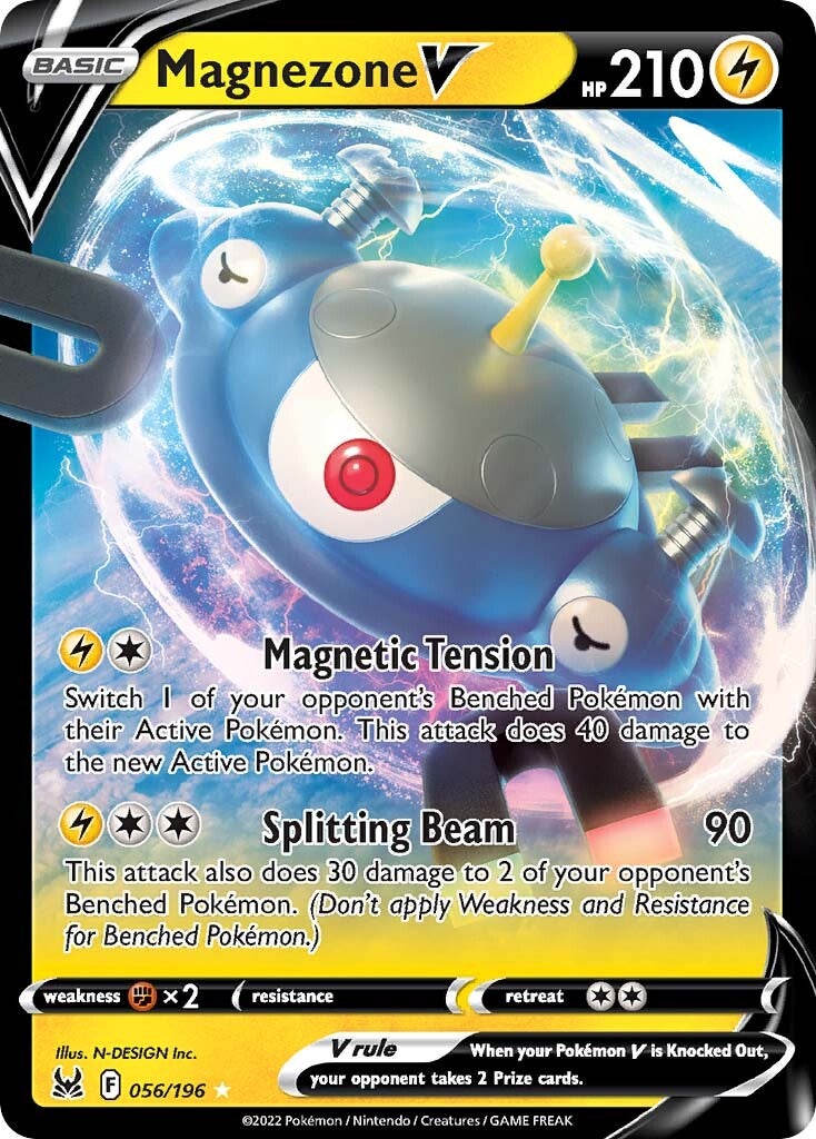 Magnezone V (056/196) [Sword & Shield: Lost Origin] | Dragon's Lair Comics and Fantasy Houston TX