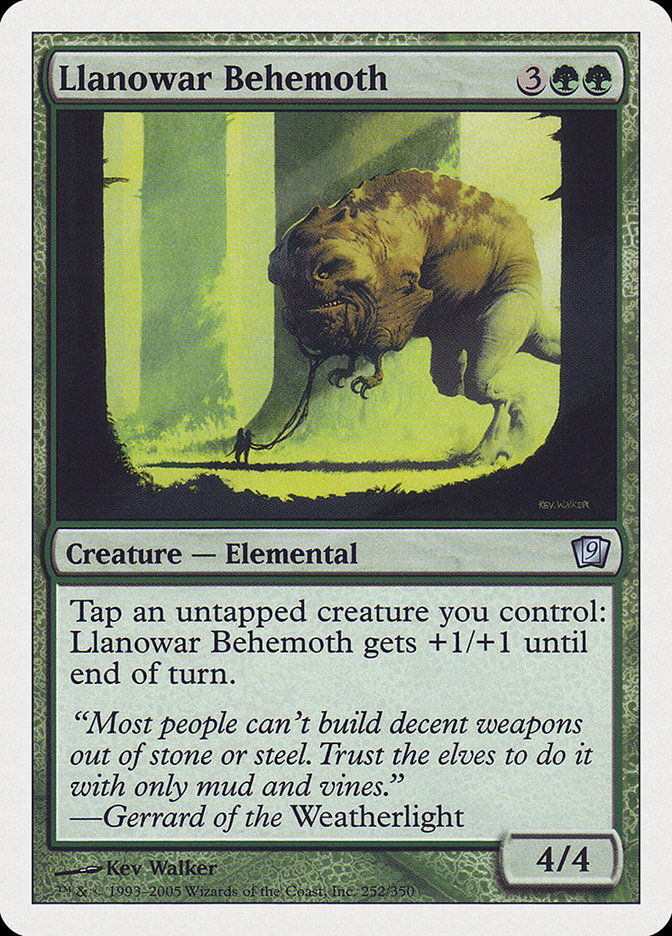 Llanowar Behemoth [Ninth Edition] | Dragon's Lair Comics and Fantasy Houston TX