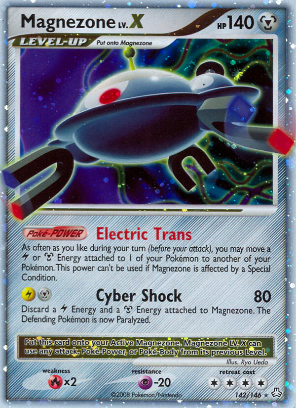 Magnezone LV.X (142/146) [Diamond & Pearl: Legends Awakened] | Dragon's Lair Comics and Fantasy Houston TX